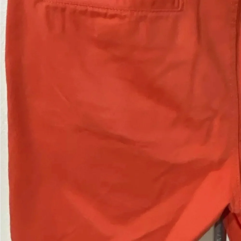 GAP khakis men’s shorts 32×10 Chino Pockets, casual orange cotton - Picture 6 of 7